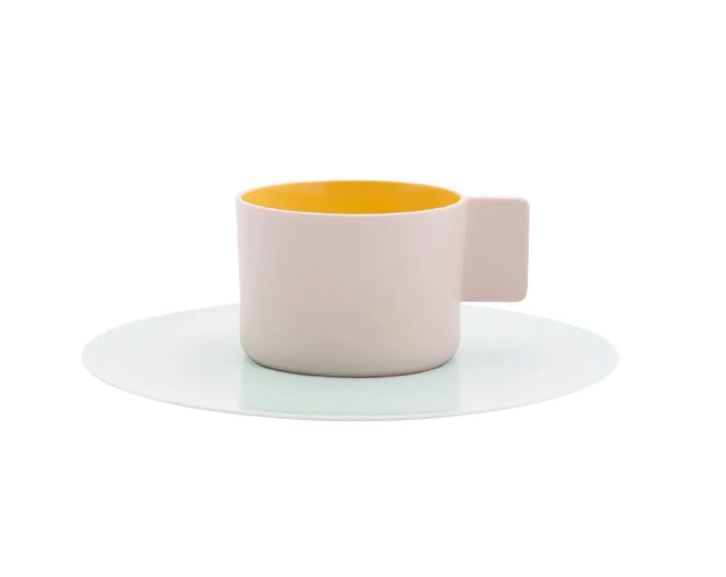 Arita - S&B Coffee Cup and Saucer Light Pink