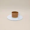Arita - S&B Coffee Cup and Saucer Light Brown