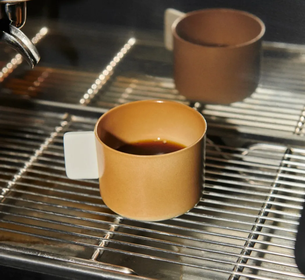 Arita - S&B Coffee Cup and Saucer Light Brown