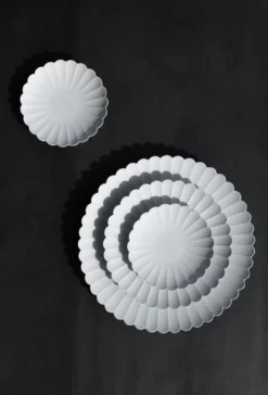 Arita - TY Palace Plate 110 unglazed grey