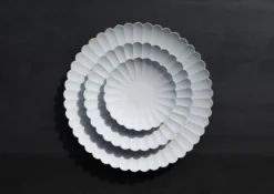 Arita - TY Palace Plate 220 unglazed grey