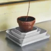 Arita - TY Square Bowl Unglazed Grey 255