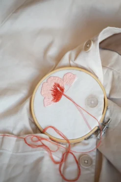 Broderikit Valmue