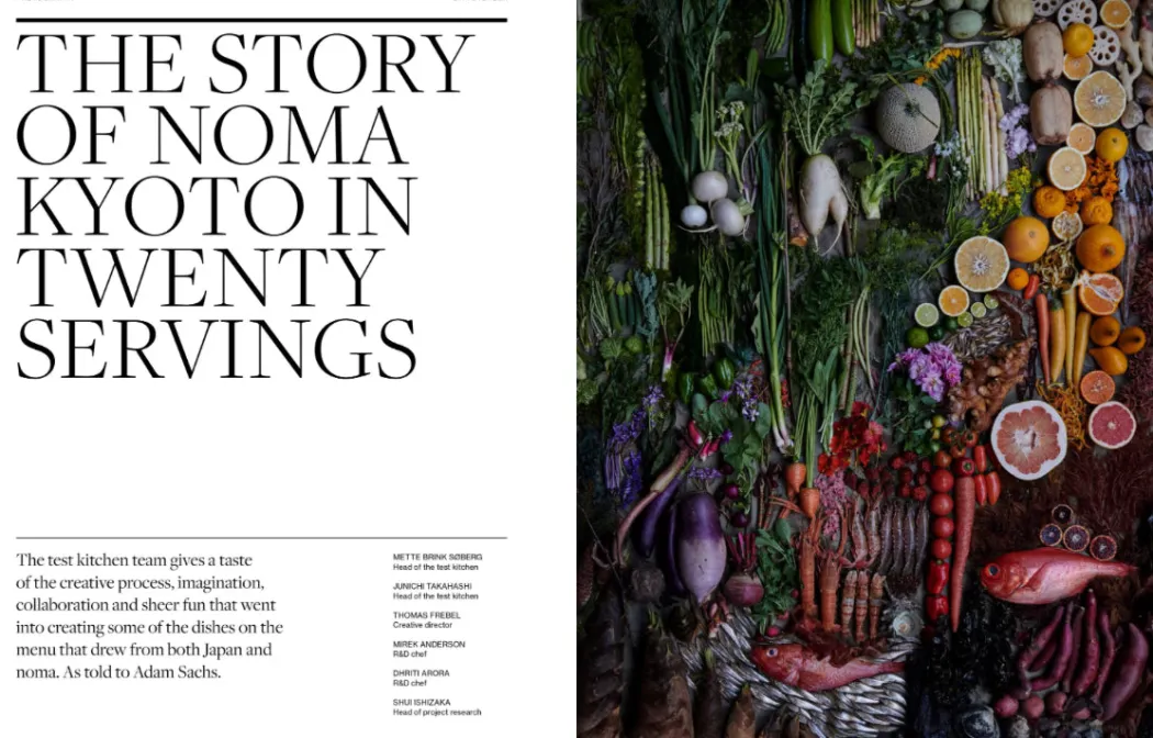 Coffee table book - Noma in Kyoto