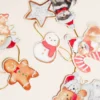 Guirlande til jul med shiba