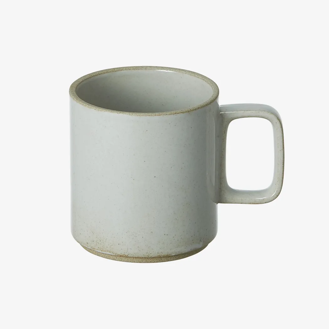 Hasami Porcelain - Kopper med hank // Glaseret grå