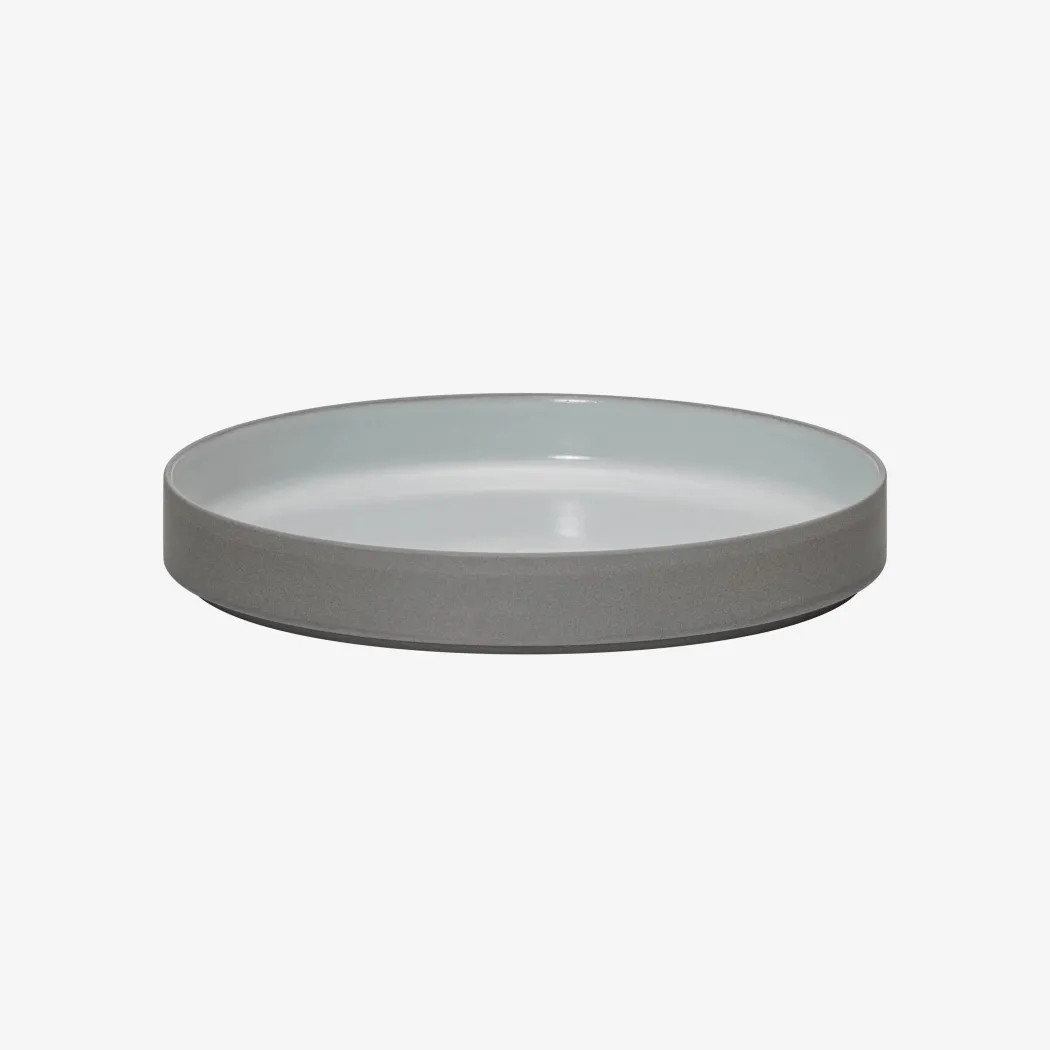 Hasami Porcelain - Tall Bowl // Grå og hvid