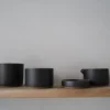 Hasami Porcelain - Tallerken // Mat sort // HPB001