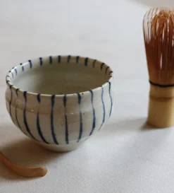 Japansk kop med blå striber