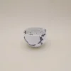 Japansk kop med brunt metallisk splash mønster