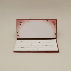 Japansk notesbog med blomster og kaniner (hard cover)