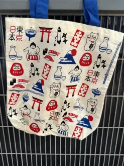 Japansk Tote bag med japanske motiver