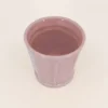 Kop med rosa glasur