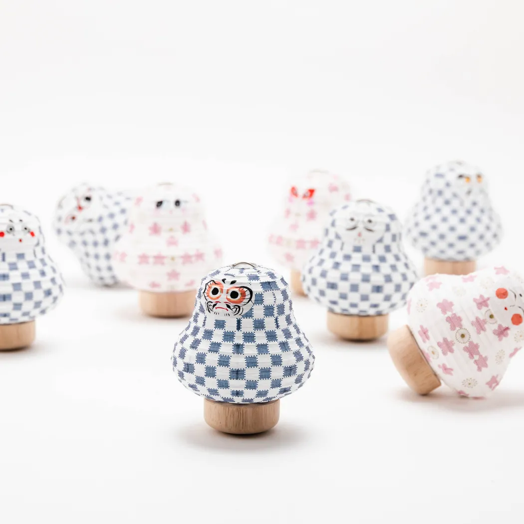 Mame cocolan lampe - Daruma i blå