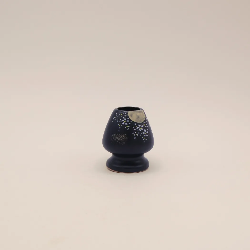 Matcha piskeris holdere med håndmalede motiver / Chasen Naoshi (flere varianter)