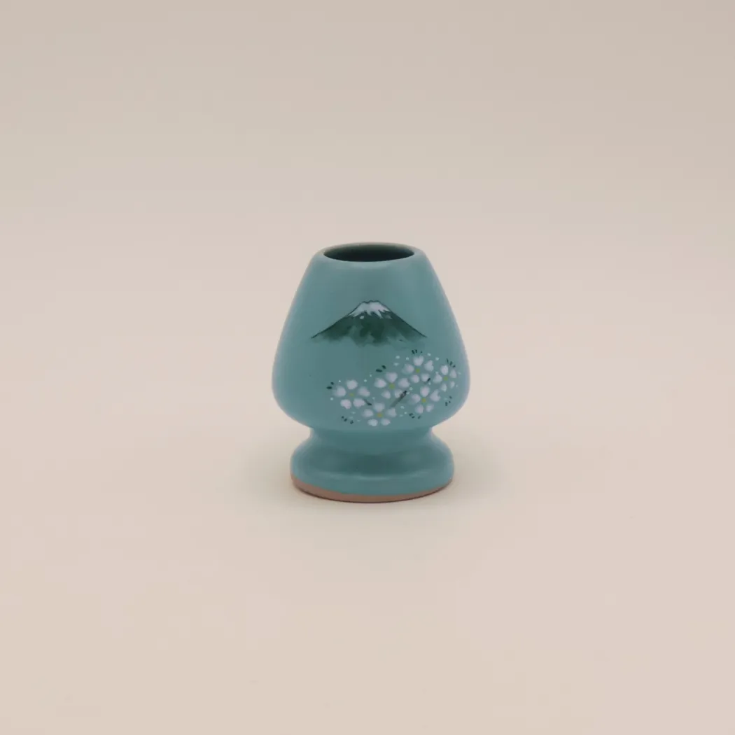 Matcha piskeris holdere med håndmalede motiver / Chasen Naoshi (flere varianter)