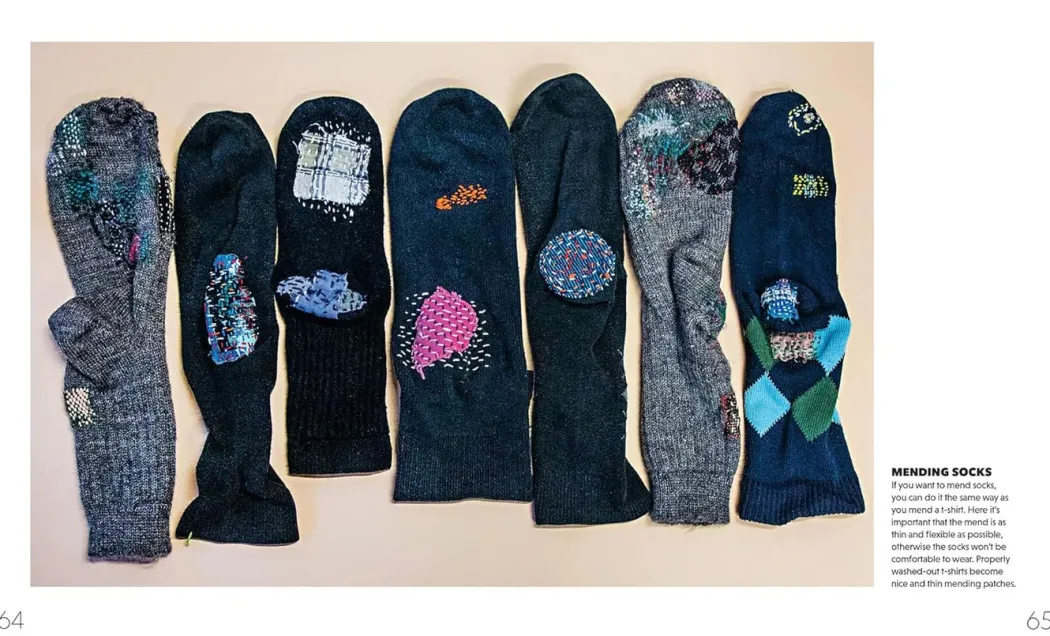 Mending with Sashiko