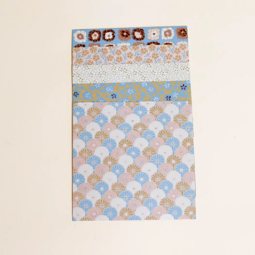 Origami med blomster (Flere varianter)