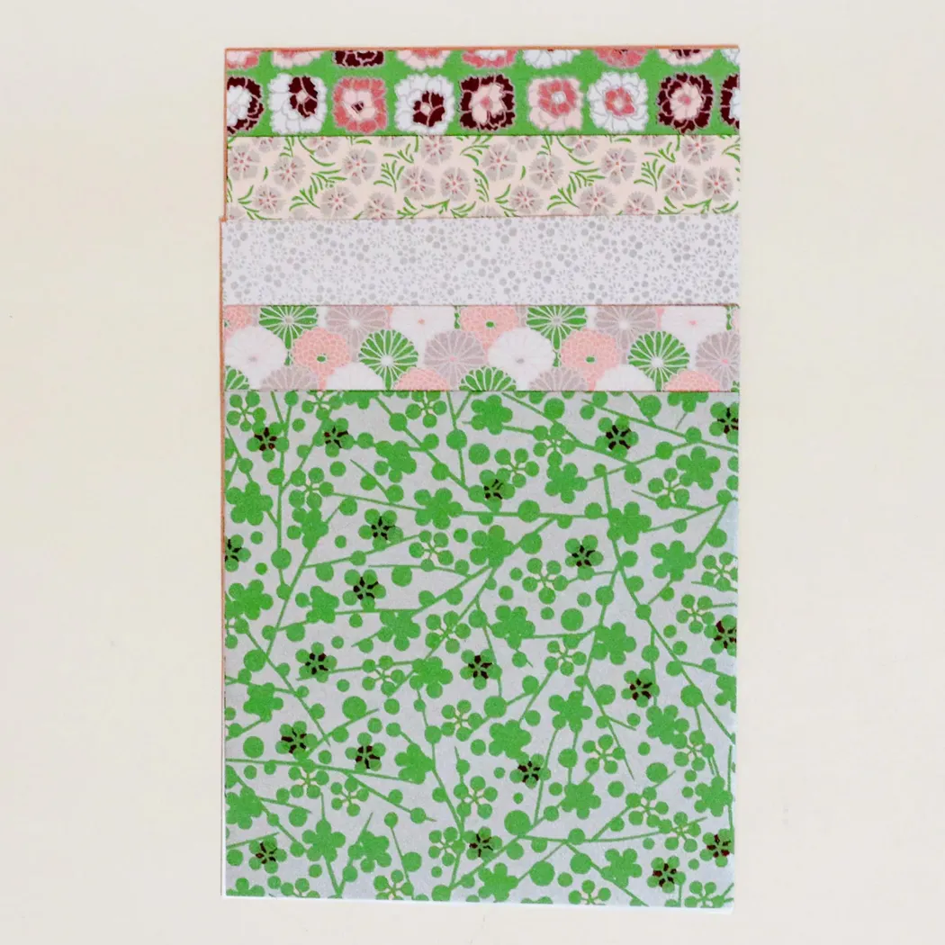 Origami med blomster (Flere varianter)