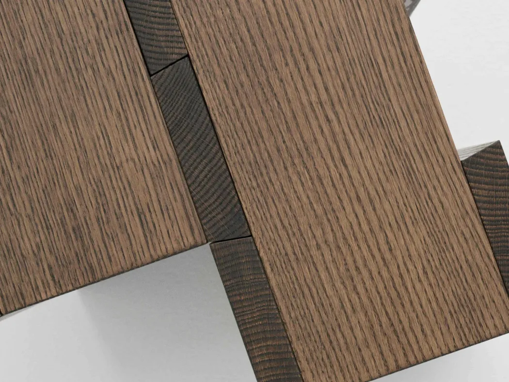 RYE - Etagére Side Table / Smoked