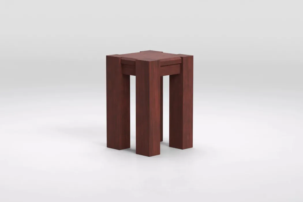 RYE - Solido Side Table / Dark Amber