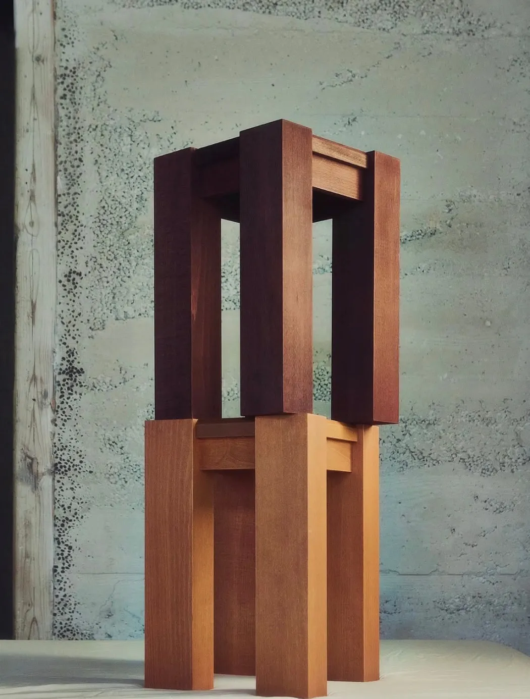 RYE - Solido Side Table / Dark Amber