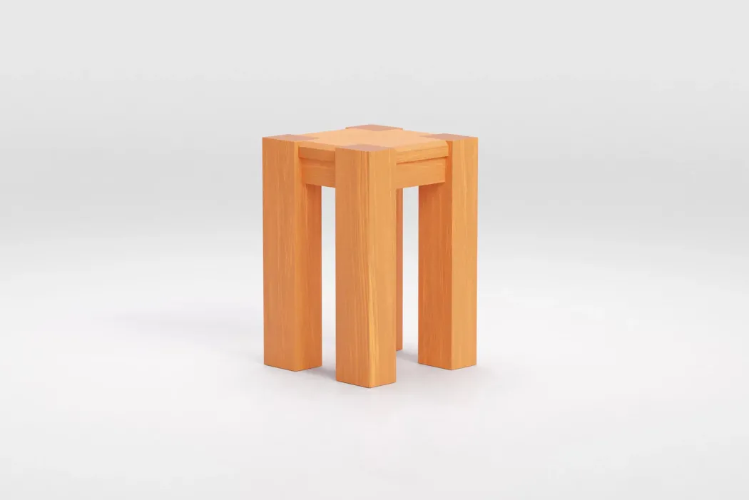 RYE - Solido Side Table / Light Amber