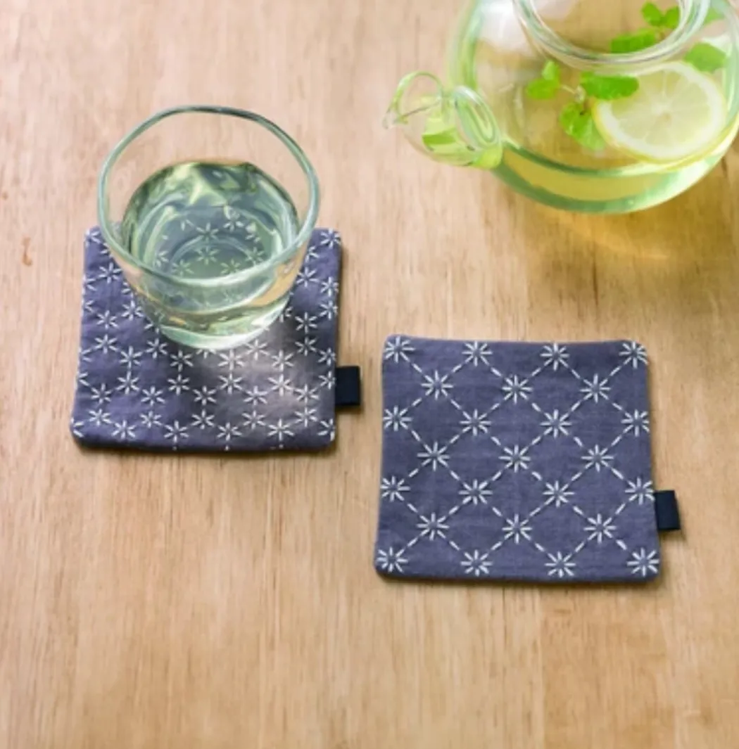 Sashiko broderisæt 2 bordskånere