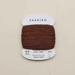 Sashiko tråd fra Daruma - Brun / 218