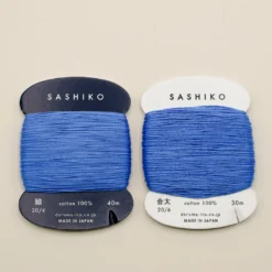 Sashiko tråd fra Daruma - Hav blå / 225