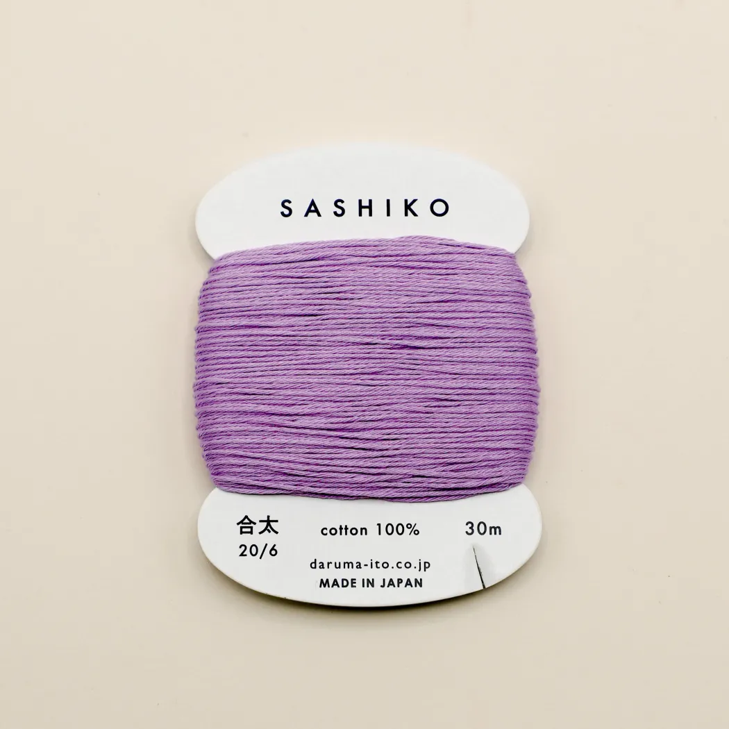 Sashiko tråd fra Daruma - Lilla / 210