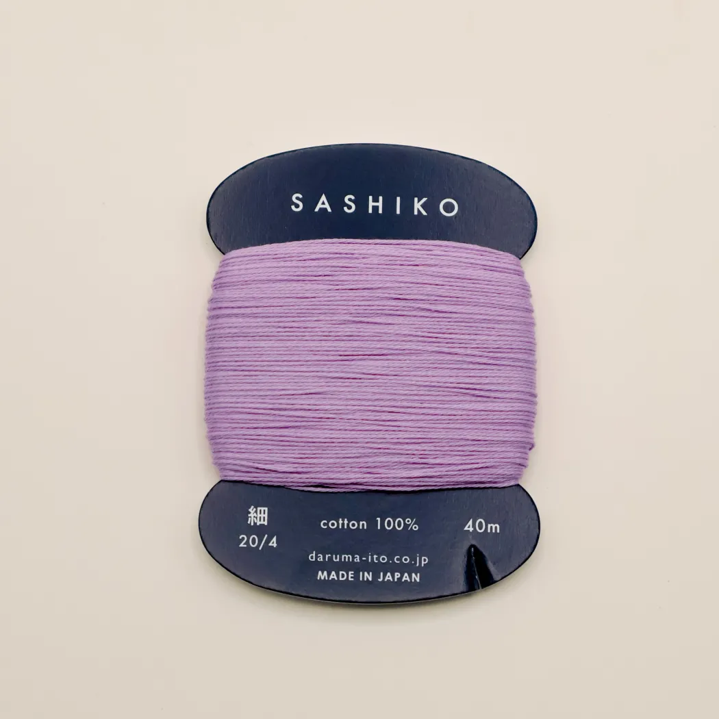 Sashiko tråd fra Daruma - Lilla / 210
