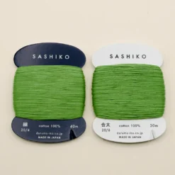 Sashiko tråd fra Daruma - Mos grøn / 227