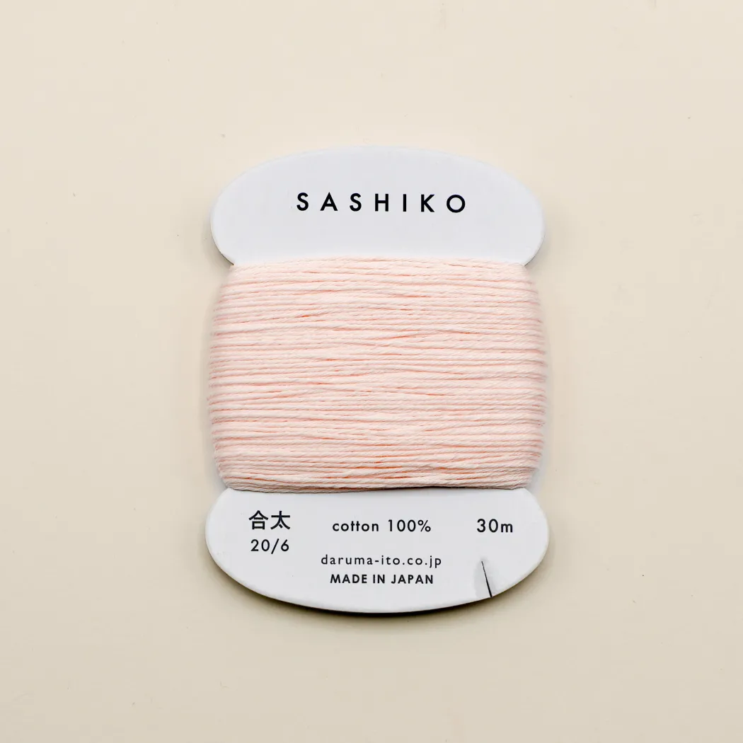 Sashiko tråd fra Daruma - Pastel lyserød / 209