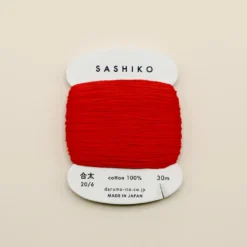 Sashiko tråd fra Daruma - Rød / 213