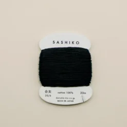 Sashiko tråd fra Daruma - Sort / 219
