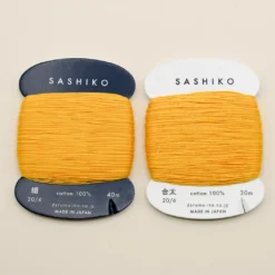 Sashiko tråd fra Daruma - Varm gul / 204
