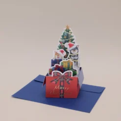 Shiba pop-up julekort