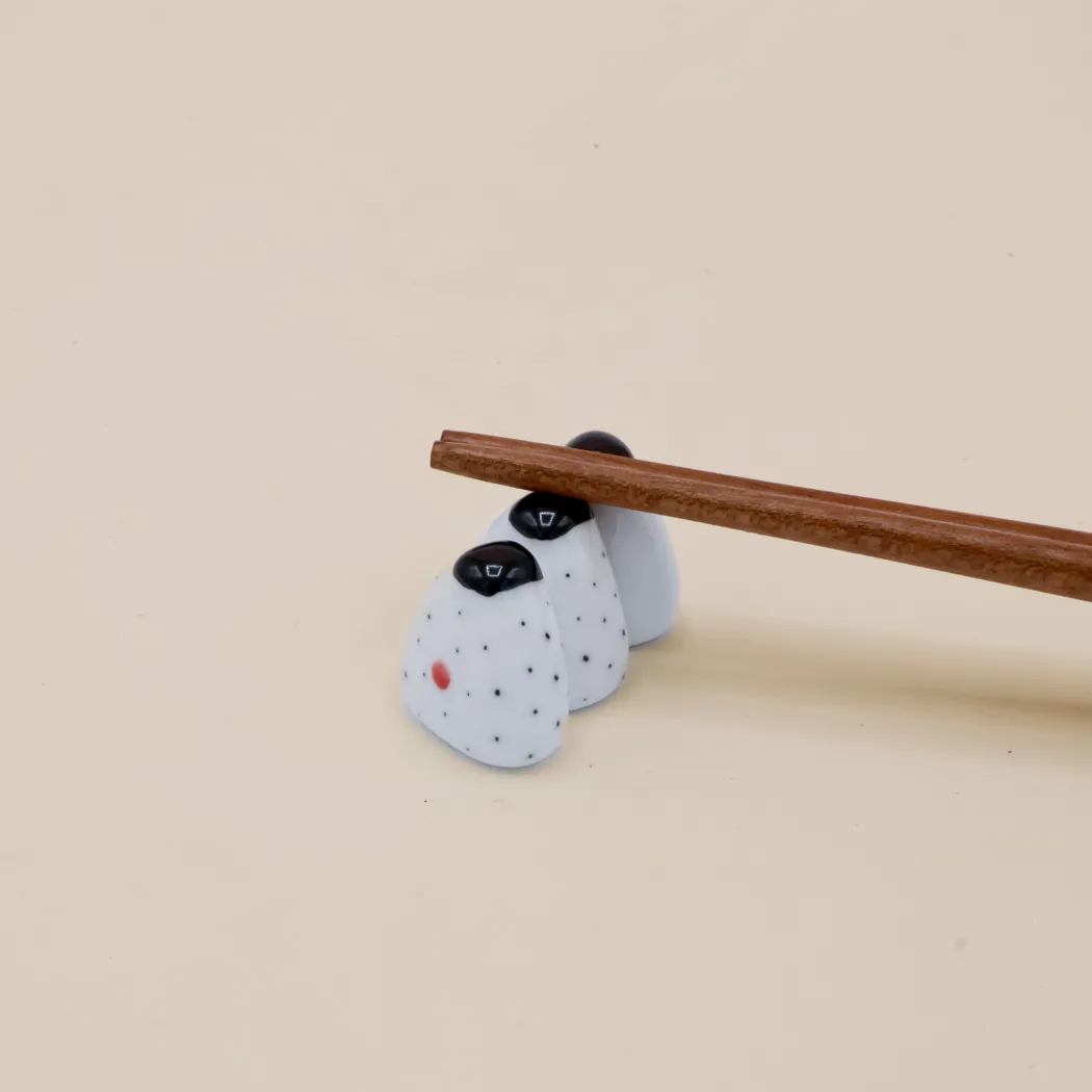 Spisepindeholder - 3 onigiri på række