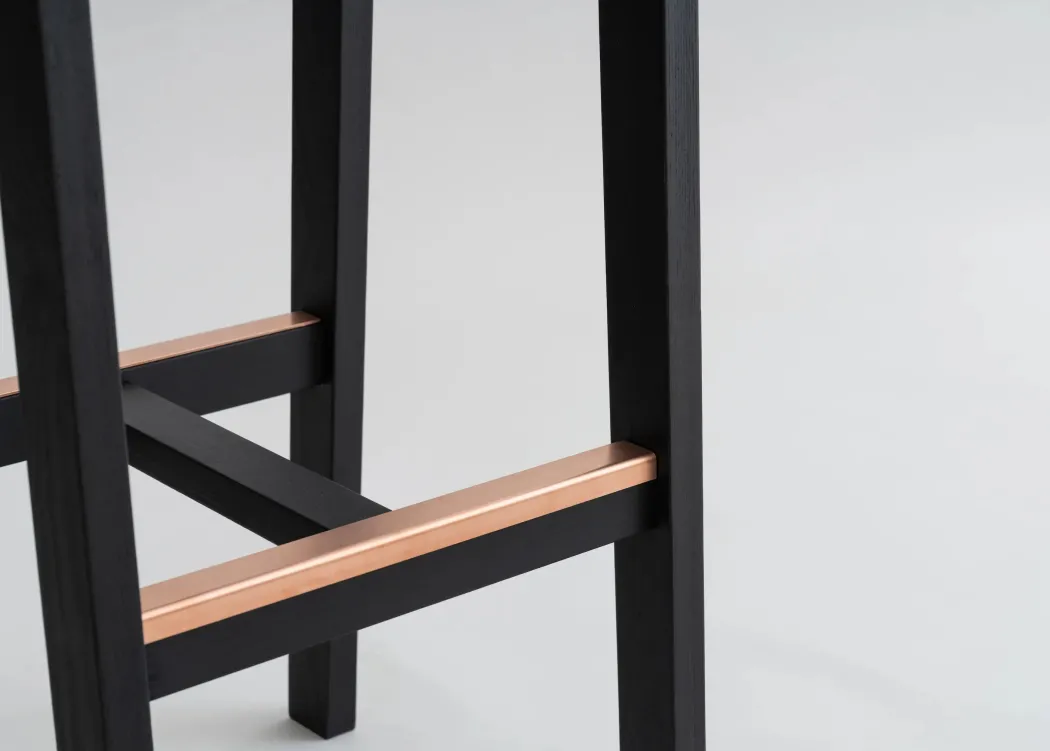 Vaarnii - 016 Maasto Bar Stool Black